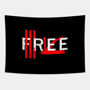 Free Kashmir - Kashmiri Distressed Flag Political Activism Tapestry