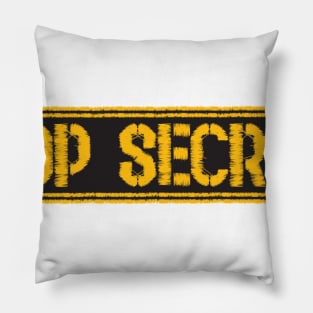 Top Secret patch v.2 Pillow