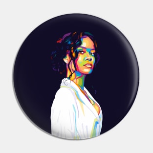 Rihanna Pop Art Pin