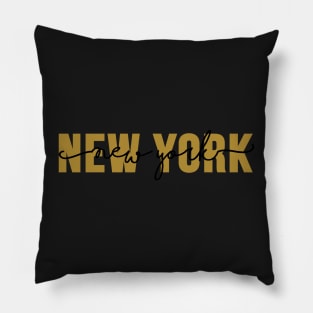 New York - Yellow Pillow