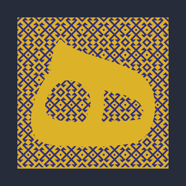 yello islamic abstract calligraphy by hadis77