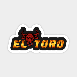 El Toro Bull Six Flags Great Adventure Magnet