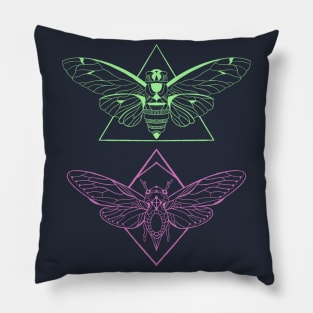 Geometric Bees Pillow