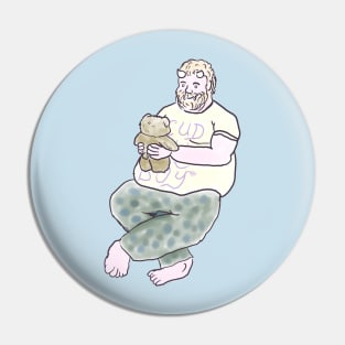 Cuddly Boy Orc Pin