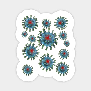 coronavirus corona virus Magnet