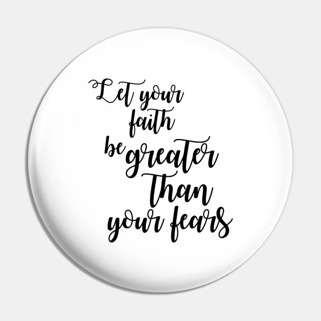 Faith fear Pin by Dhynzz