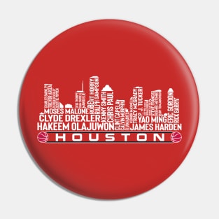 Houston Basketball Team All Time Legends, Denver City Skyline Pin