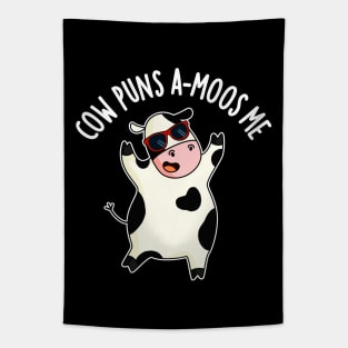 Cow Puns Amoos Me Funny Cow Pun Tapestry