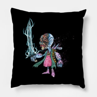 masked warrior Pillow