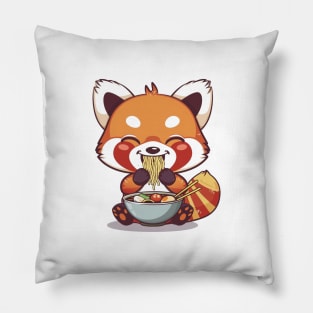 Ramen Red Panda Pillow