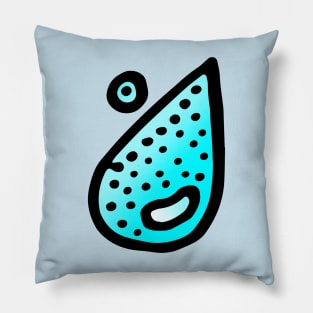 Simple Water Drop Drawing Pillow