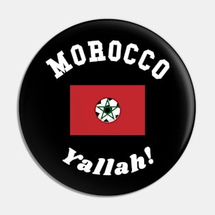 ⚽ Morocco Football, علم المغرب Moroccan Flag, Team Spirit Pin