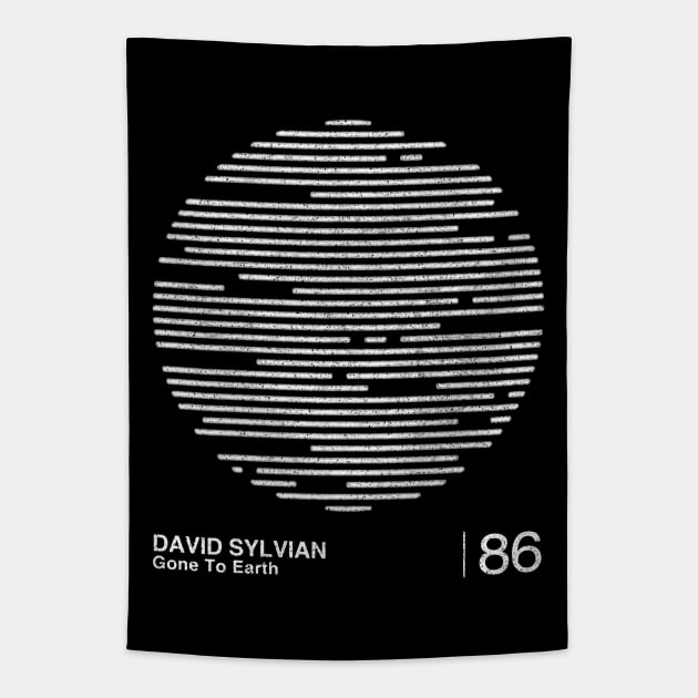 Gone To Earth / David Sylvian / Minimalist Graphic Artwork Design Tapestry by saudade