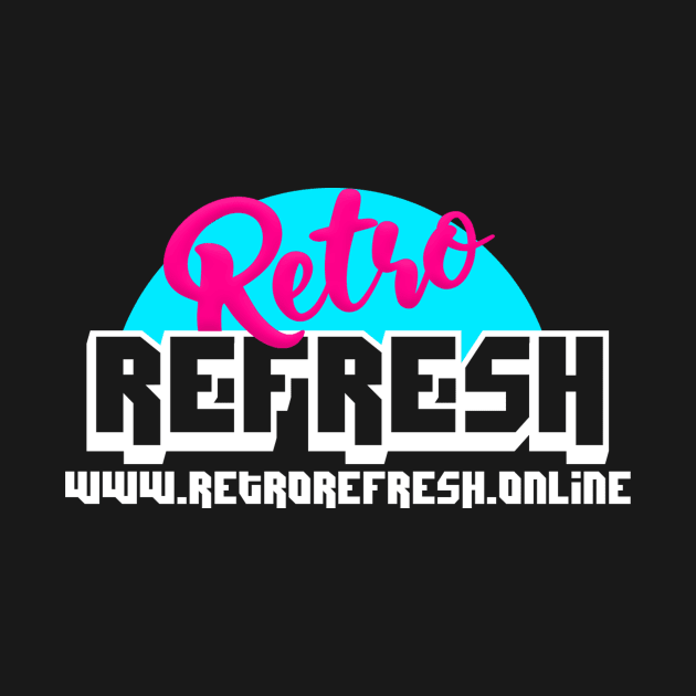 Classic Retro Refresh Logo (for dark tee) by Retro Refresh