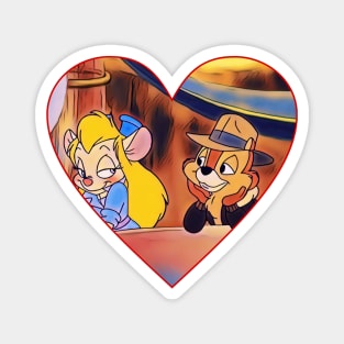 Chip and Gadget in love Magnet