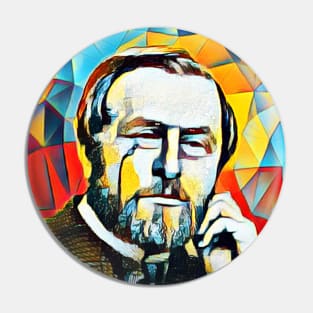 Hippolyte Taine Abstract Portrait | Hippolyte Taine Artwork 2 Pin