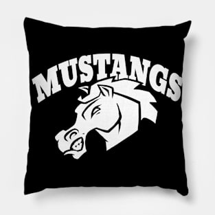 Mustangs Mascot Pillow