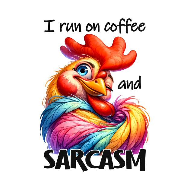 I run on coffee and sarcasm by Fun Planet