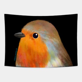 European Robin Bird Tapestry