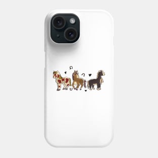 Chibi horse friendship Phone Case