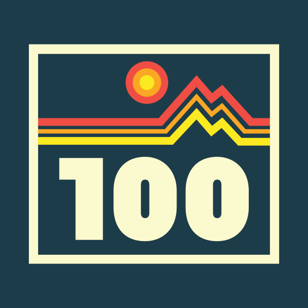 100 Mile Trail and Ultra Running Mountains by PodDesignShop