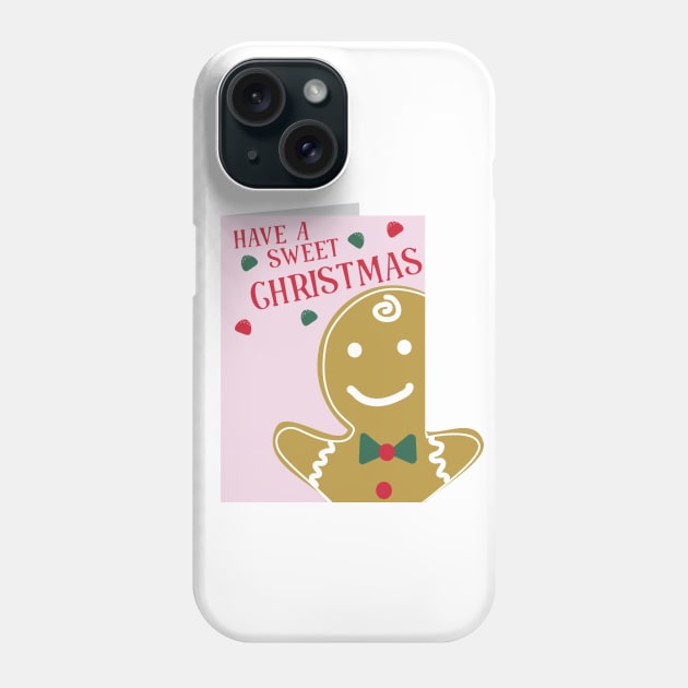 Have a Sweet Christmas Phone Case by Edofest