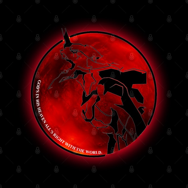 Evangelion Eva Blood Moon Large Print Type 2 by mightbelucifer