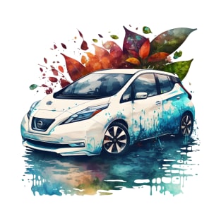 Nissan Leaf Water Art T-Shirt