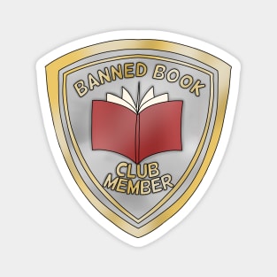 Banned Book Ckub Member Magnet