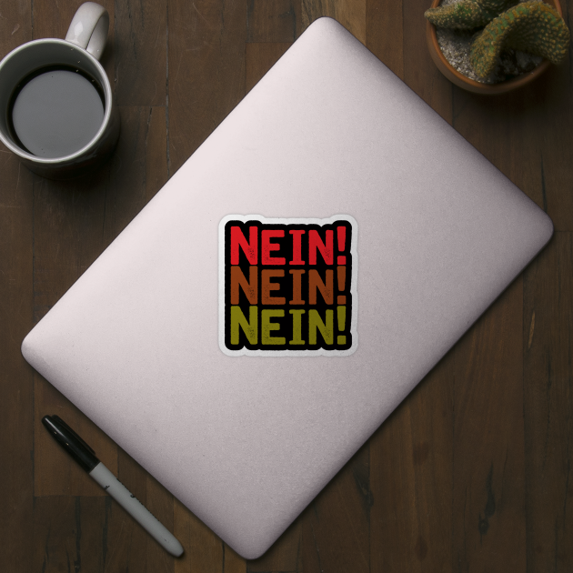 ROT und GRÜN nein danke!' Sticker