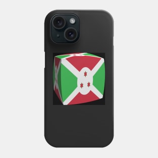 Burundi Flag cubed. Phone Case