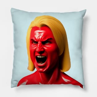 This Nordic boy turns red with rage when he is crossed Pillow