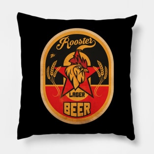 Rooster Lager Beer Pillow