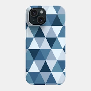 Blue Sky Geometric Pattern Phone Case