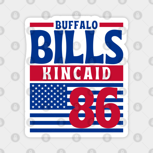 Buffalo Bills Kincaid 86 American Football Team Magnet by Astronaut.co