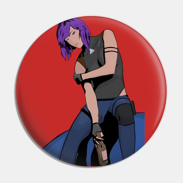 Motoko chillin’ Pin by ggareau