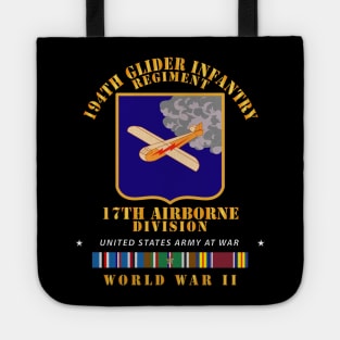 194th Glider Infantry Regiment - WWII w EUR SVC Tote