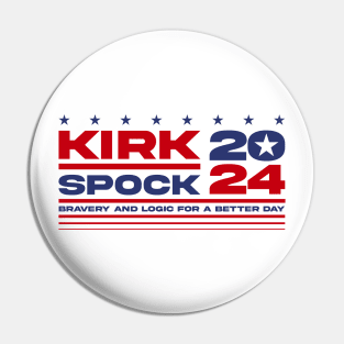 Kirk Spock - Presidential Election 2024 Pin