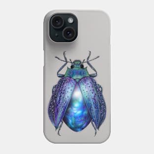 Black Opal Beetle Phone Case