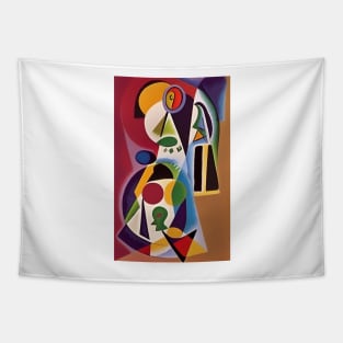 Color and Shape Composition Tapestry