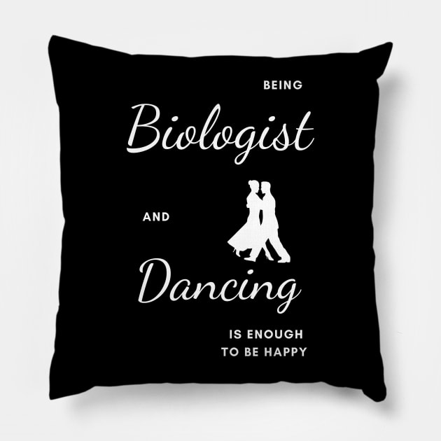 Best Funny Gift Idea for Biologist Pillow by MadArting1557