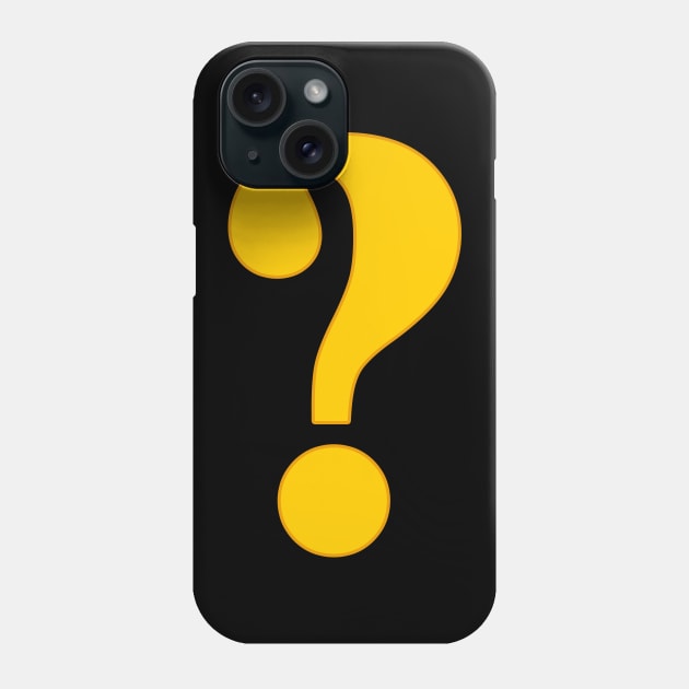 Question Mark Phone Case by SeattleDesignCompany