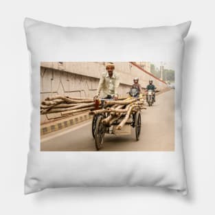 Pedicabs of Bihar 13 Pillow