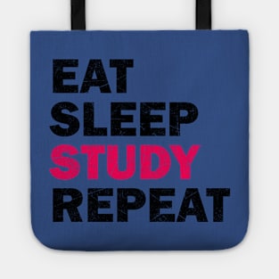 Eat Sleep Study Repeat - Study Motivation Gift Tote