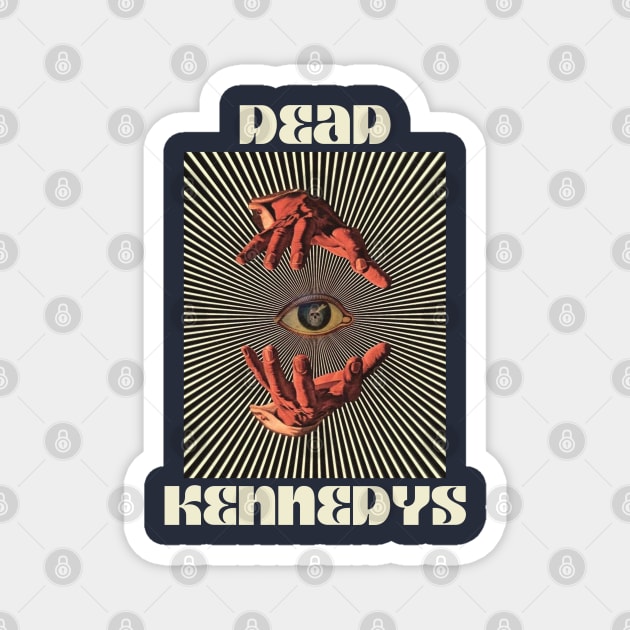 Hand Eyes Dead Kennedys Magnet by Kiho Jise