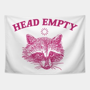 head empty raccoon shirt, Retro Cartoon T Shirt, Weird T Shirt, Meme T Shirt, Trash Panda T Shirt, Unisex Tapestry