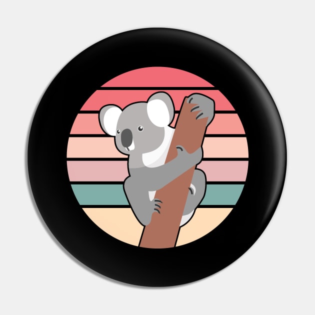 Koala Bear Retro Pin by Shiva121