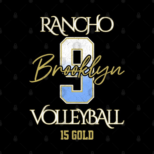 Brooklyn #9 Rancho VB (15 Gold) - Black by Rancho Family Merch