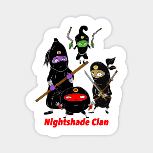 Nightshade Vegetable Ninja Clan Magnet