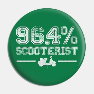 96.4% Scooterist Pin